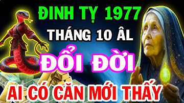 CHỈ AI ĐỦ CĂN MỚI THẤY: Cơ Hội Đổi Đời Của Tuổi Đinh Tỵ 1977 Đang Ẩn Mình | Tử Vi Tháng 10 Âm Lịch