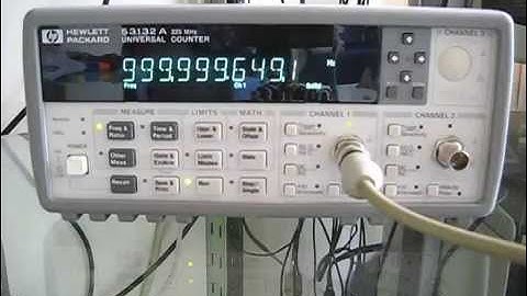 HP Agilent 53132A 255MHz Frequency Counter