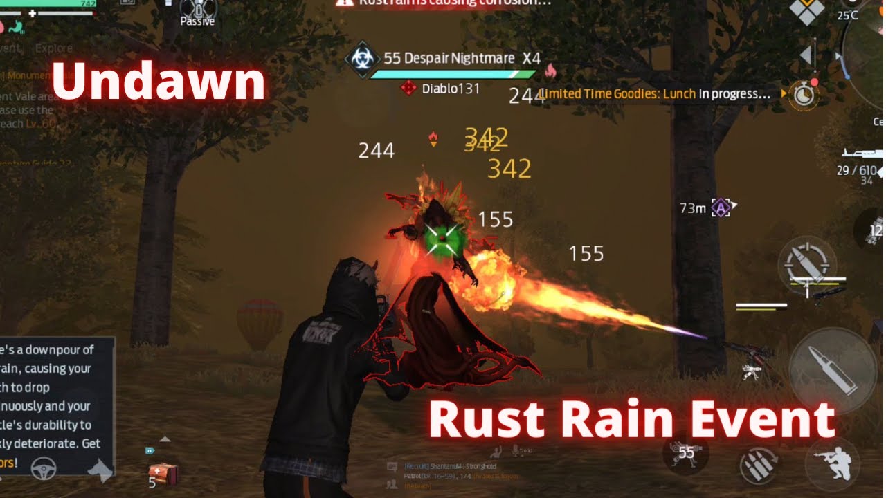 Rust Rain Event - Undawn