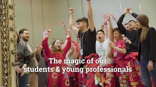This is the magic of our students and young professionals!