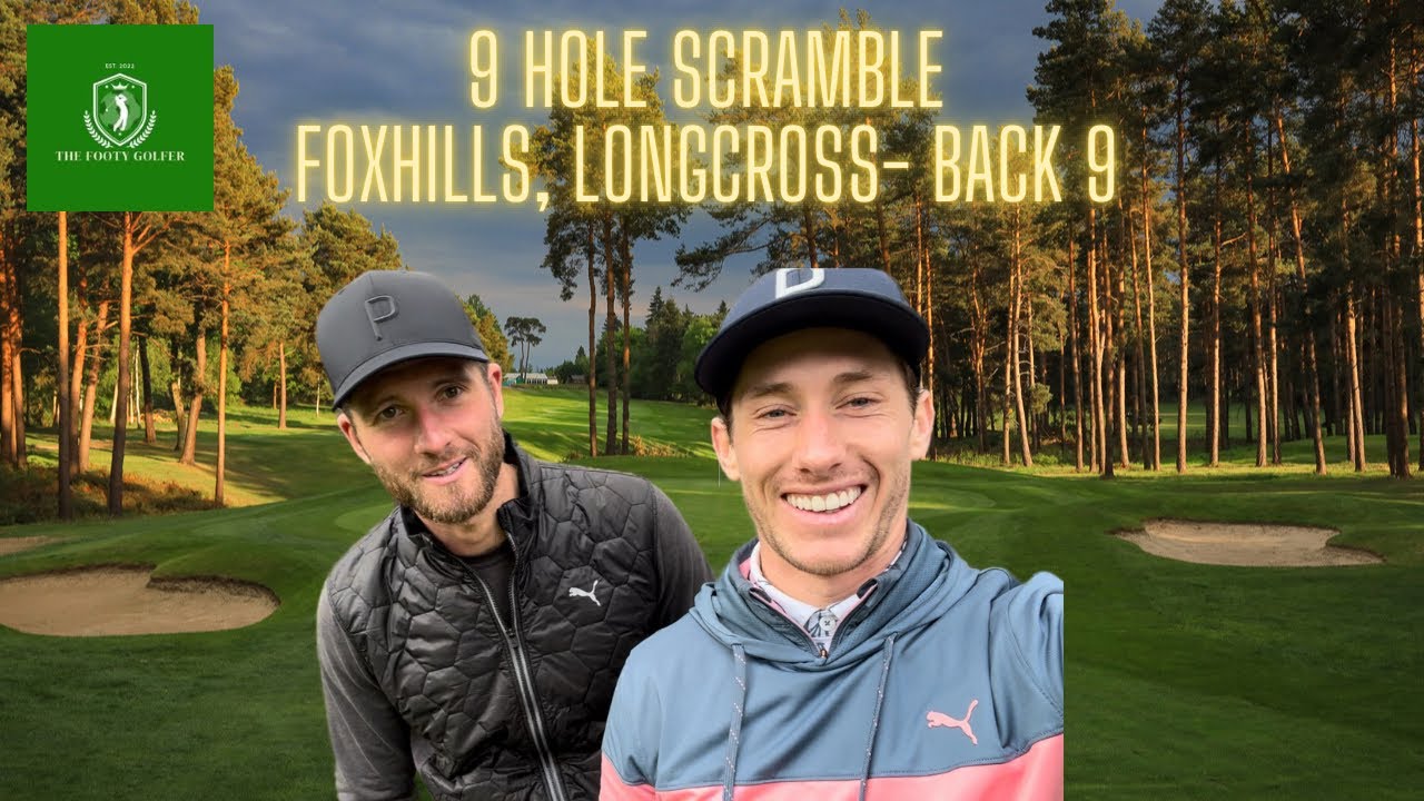 THE CLOSEST WE HAVE BEEN TO BEING HIT BY A GOLF BALL 🤯 9 hole scramble at Foxhills, Longcross 😍