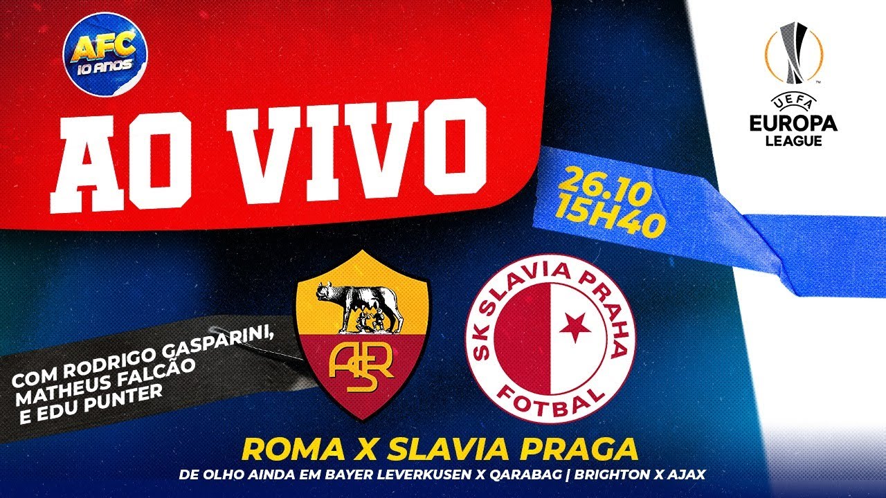 SK Slavia Praga x AS Roma » Placar ao vivo, Palpites, Estatísticas