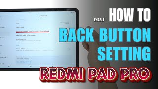 How to turn on Double Tap to wake on Xiaomi Redmi Pad Pro