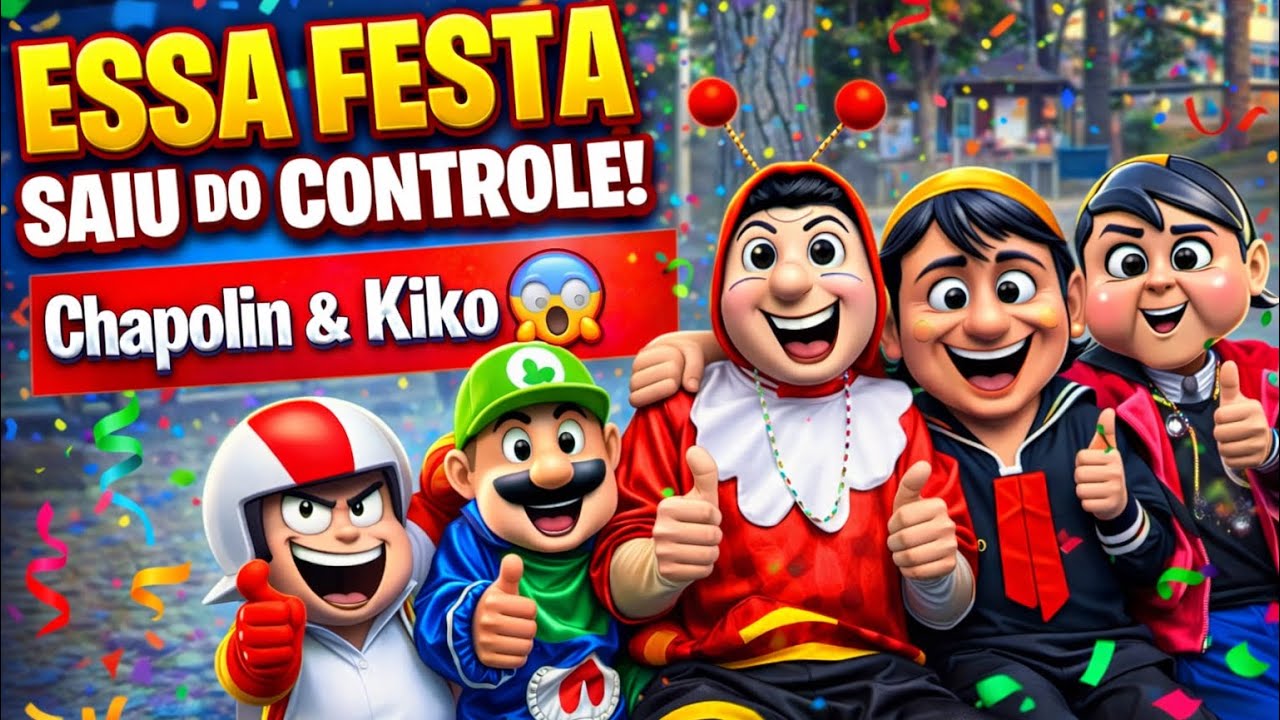 Chapolin e Kiko Fazem a MAIOR FESTA do Ano com Kick Buttowski! 🎉😂🔥