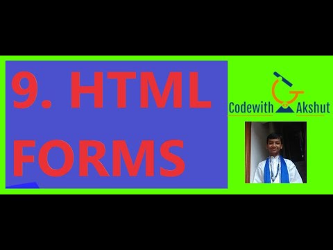 Web Designing Tutorial: #9 - HTML Forms - YouTube