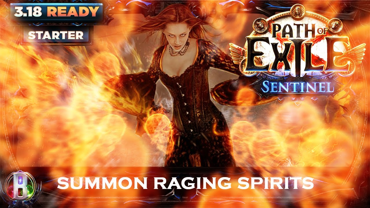 Path Of Exile 3.18: SRS SUMMON RAGING SPIRITS NECROMANCER - POE ...