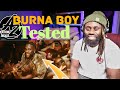 Burna Boy - Tested, Approved & Trusted [Official Music Video] | REACTION!!!