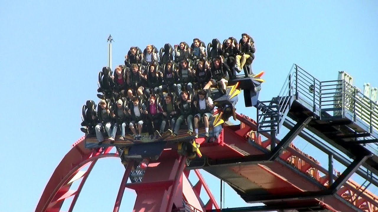 SheiKra Front Row POV Ride at Busch Gardens Tampa Bay on Roller