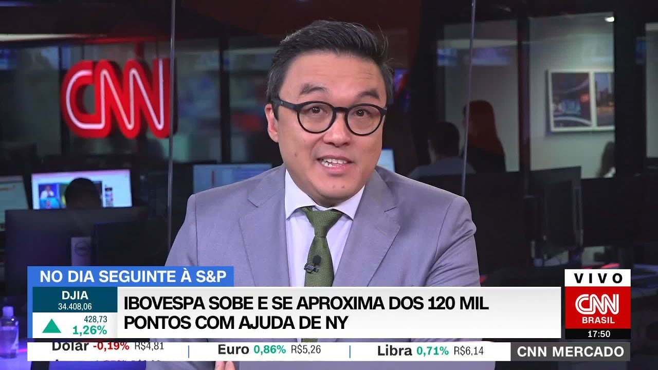 CNN Mercado: Ibovespa sobe e se aproxima dos 120 mil pontos | 15/06/23