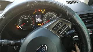 Athlete Statistics 2014 Subaru Forester NA 2.5liter Stall on startup