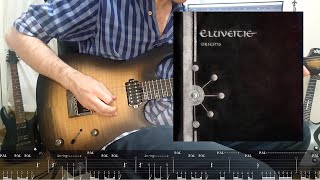 ELUVEITIE - King (Guitar Cover with On Screen Tabs)