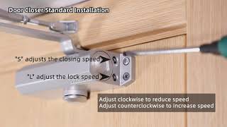 door closer standard installation screenshot 3