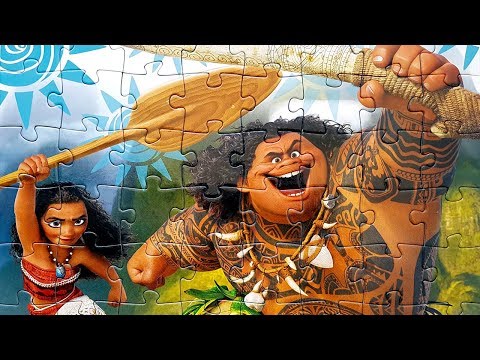 MOANA Disney PUZZLE Games for kids Rompecabezas de Vaiana y Maui Learning Toys EDUCA Jigsaw Puzzles