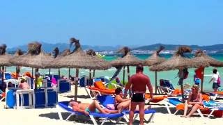 mallorca playa de muro beach summer time in the beach 2016.06.08