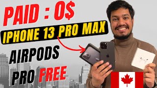 iPhone for $0 in Canada? Buying Expensive phones? Guide for  International Students iPhone 13 Pro Mx