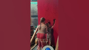Older Sister Pushes Little Sister Little Bit Harder than She Was Supposed To