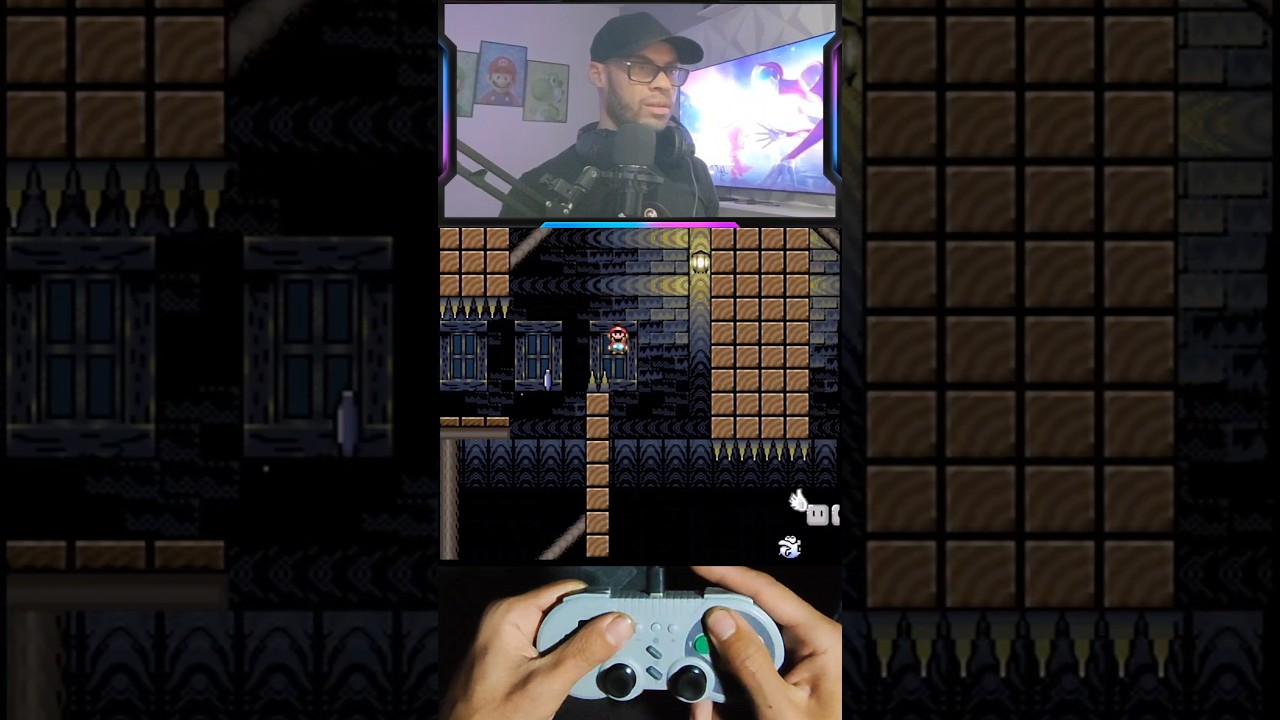 Boo's impossible house or not? Kaizo Mario World Hack 