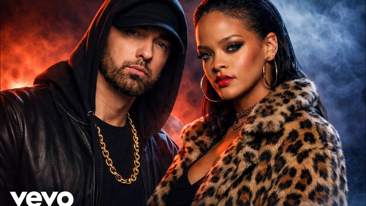Eminem Ft Rihanna-Shattered Echoes (Official Music Ai Video )