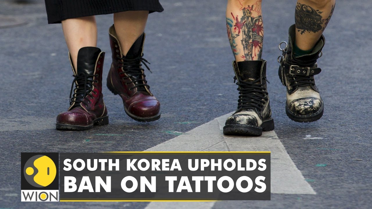 Getting inked is a crime in South Korea as it upholds the ban on