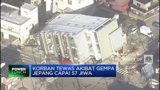 Korban Tewas Akibat Gempa Jepang Capai 57 Jiwa