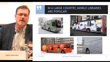 Urban library networks in Helsinki & between Finnish public libraries