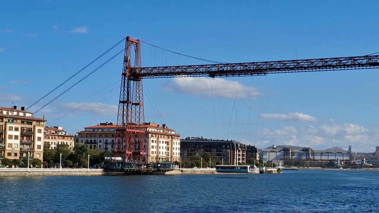 Exploring the amazing Bizkaia bridge 