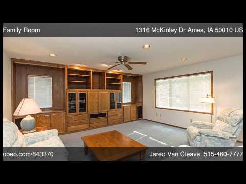 1316 McKinley Dr, Ames, IA home video tour