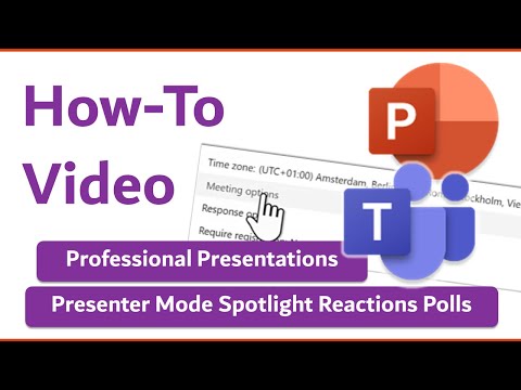 Professional Presentations 👨‍🏫  Presenter Mode Spotlight Reactions Polls