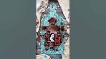 Mixed-media assemblages by @ArtAndJunk_byWiola #finnabairproducts