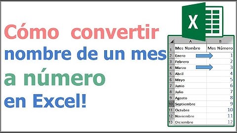 Convertir nombre de mes a número en Excel - Fácil y rápido