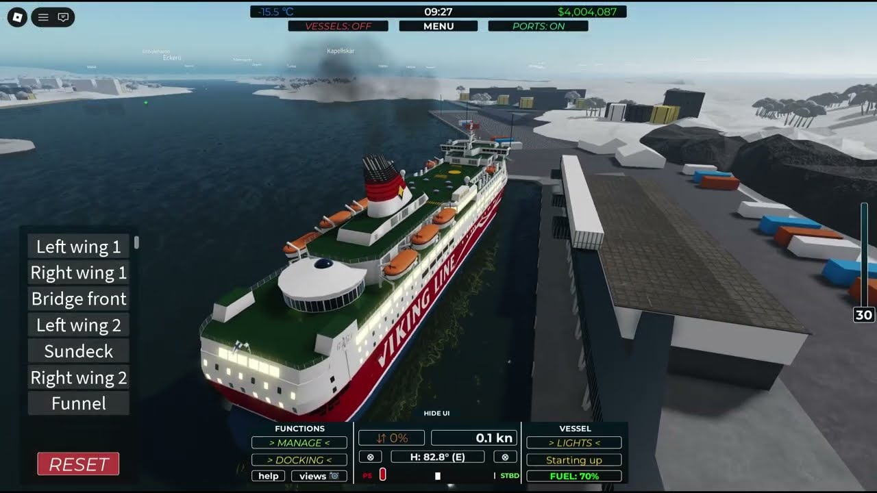 Viking Line M/S Amorella (Turku-Tukholma) Baltic Sea Simulator (10 Minuutissa)