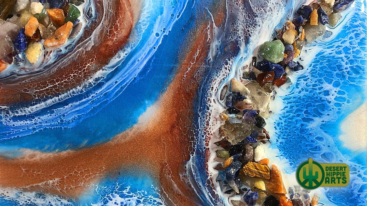 Resin Ocean Art Tutorial Tutorial for Beginners - YouTube