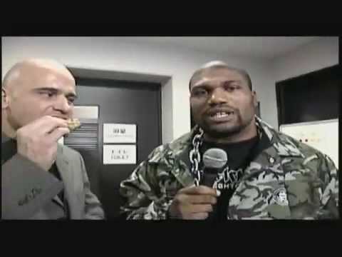Bas Rutten steals Quinton Rampage Jackson's chicken!! - SERIOUS PIMP ...