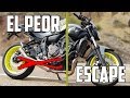 El ESCAPE mas PELIGROSO ¡Casi me tira! | YAMAHA MT07 / FZ07 | MIVV speed edge