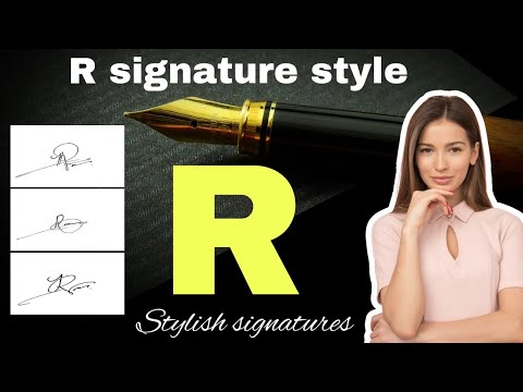 R signature style | Signature ideas for letter R