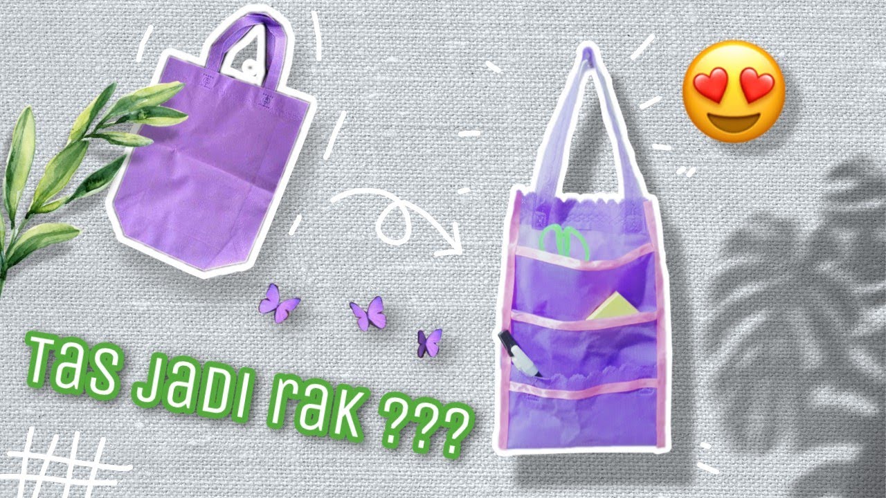  DIY  RAK  GANTUNG  TALI CARA BIKIN RAK  DINDING DEKORASI 