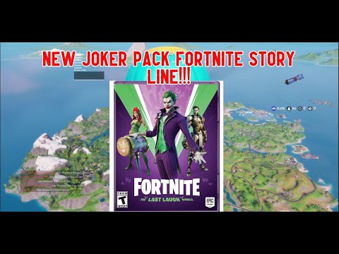 New Joker Pack Fortnite Story Line Youtube