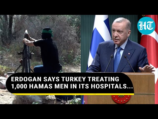 On Cam: Erdogan Slams NATO Ally Over Hamas; Says Gaza Group Members Being Treated In Turkey | Israel class=