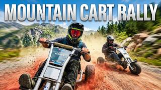 Crazy Fast Dusty Mountain Cart Rally Sölden
