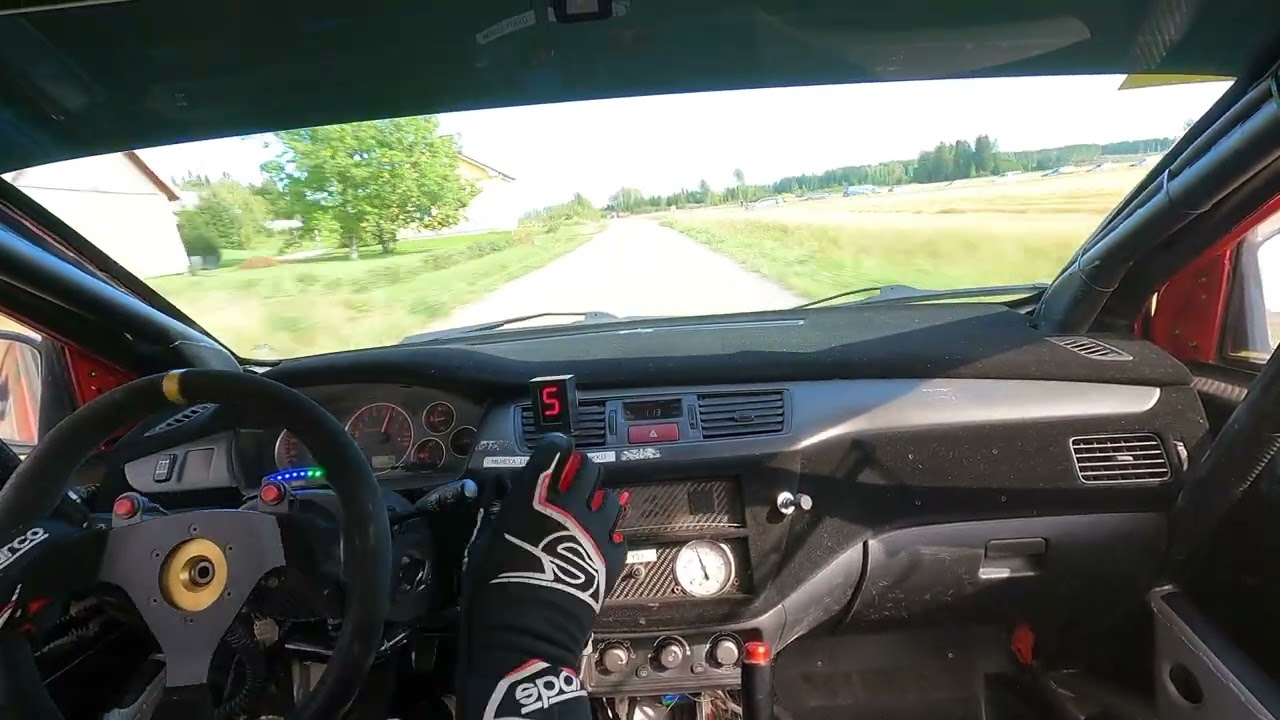 Juha Mäkelä - Mitsubishi Lancer EVO 9 - Transport Hosike Oy Rallisprint 2023 - 9.9.2023, Säkylä