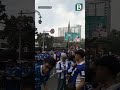 Pawai ratusan Bobotoh di Jalan Asia Afrika Bandung sambut Persib juara #shortvideo #shorts