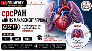 cpcPAH and its management approach| case 11 | USMLE | MRCP | MD | DNB | Edumedex