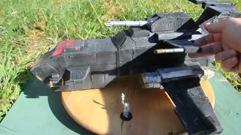 Thunderhawk Gunship Black and gold, Scratch built