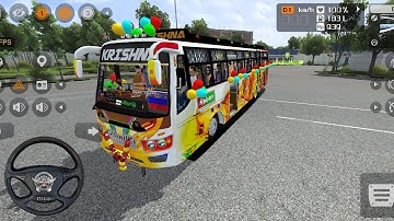 Indian Bus City & village driving game | Indonesia Bus simulator game|| Bus game|| #video #trending 