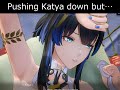 Snowbreak Pushing Katya down