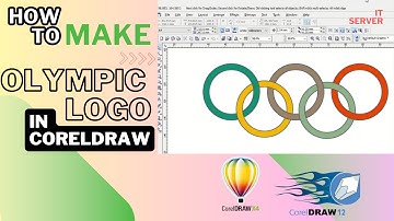 How to make Olympic logo in CorelDRAW | CorelDRAW Logo Design