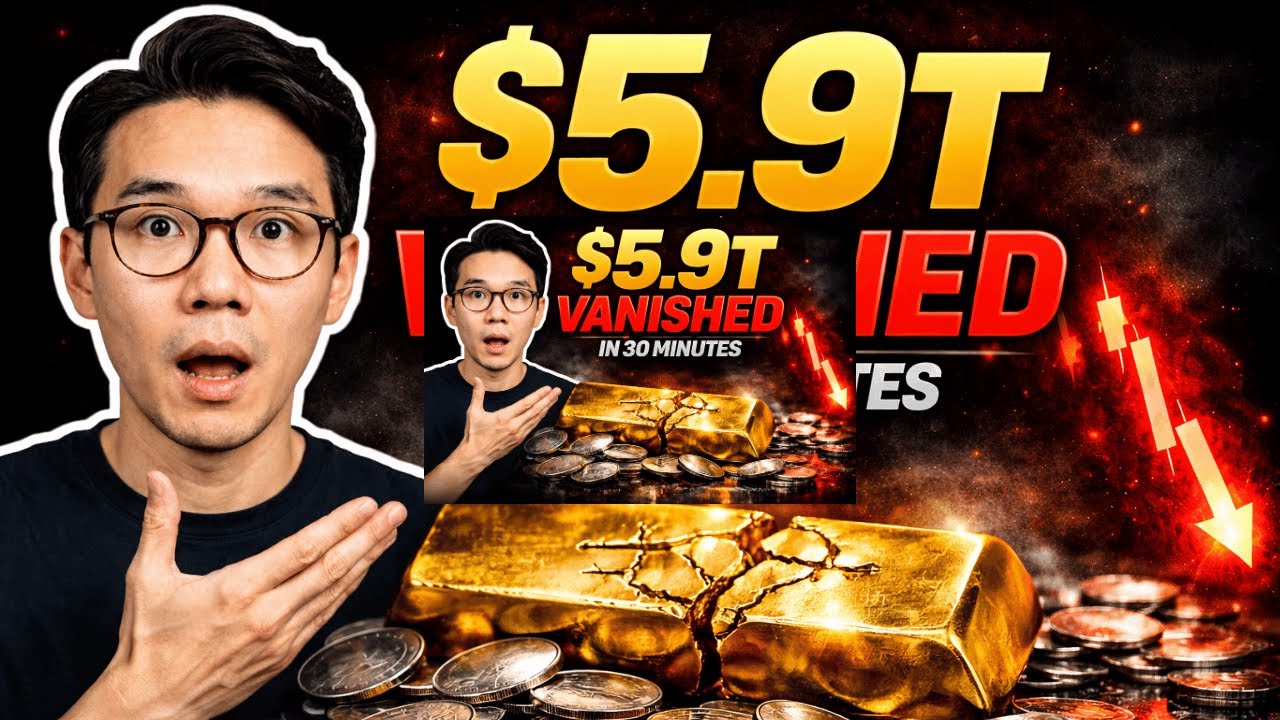 $5 9 TRILLION Vanished in 30 Minutes Gold & Silver FLASH CRASH - YouTube