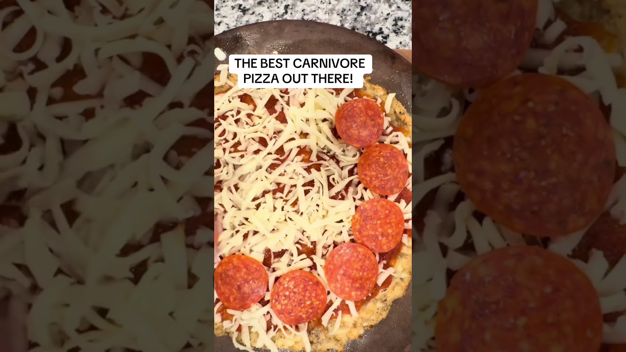 Best carnivore pizza ever! #missionhope #carnivore #lowcarb