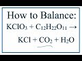 Balancing Chemical Equations Concepts