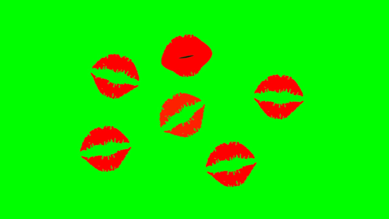 Kiss Lips Effect 2 Green Screen YouTube